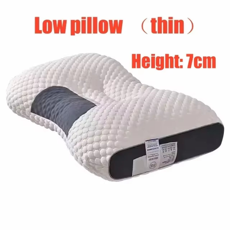 Cervical Orthopedic Neck Pillow Help Sleep and Protect the Pillow Neck Household Soybean Fiber SPA Massage Pillow for Sleeping