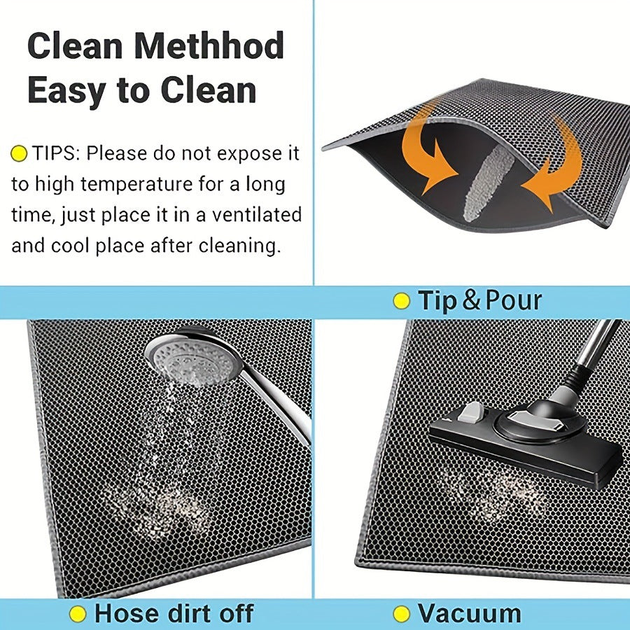 Anti Splash EVA Double-Layer Cat Litter Mat