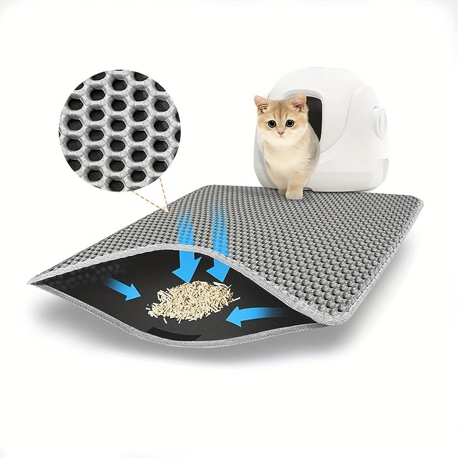 Anti Splash EVA Double-Layer Cat Litter Mat