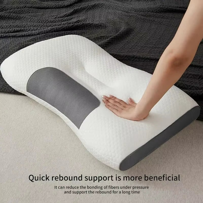 Cervical Orthopedic Neck Pillow Help Sleep and Protect the Pillow Neck Household Soybean Fiber SPA Massage Pillow for Sleeping
