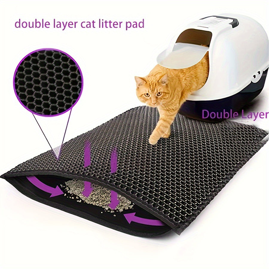 Anti Splash EVA Double-Layer Cat Litter Mat