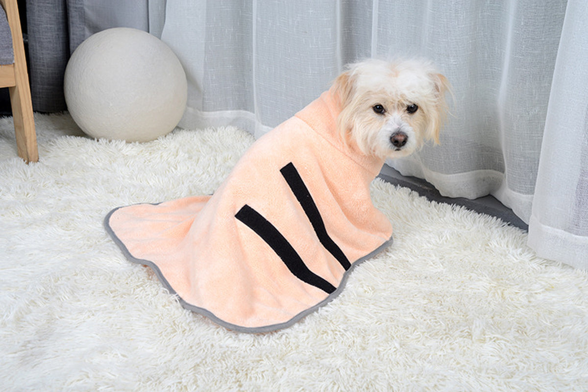 Quick-Drying Pet Absorbent Towel Dog Bathrobe Pet Dog Bath Towel for Dogs Cats Microfiber Absorbent Pet Drying Towel Pet Supplies Pet Products