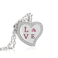 Jewelry Heart Fragrance Essential Oil Diffuser Necklace