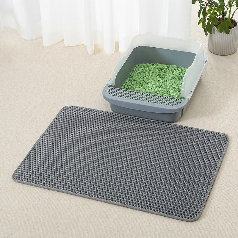 Anti Splash EVA Double-Layer Cat Litter Mat