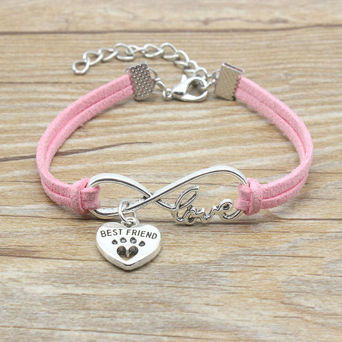 Best Friend Braided Heart Bracelet