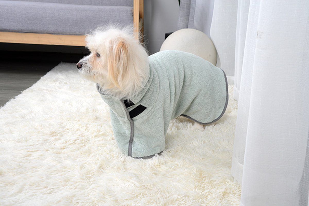 Quick-Drying Pet Absorbent Towel Dog Bathrobe Pet Dog Bath Towel for Dogs Cats Microfiber Absorbent Pet Drying Towel Pet Supplies Pet Products