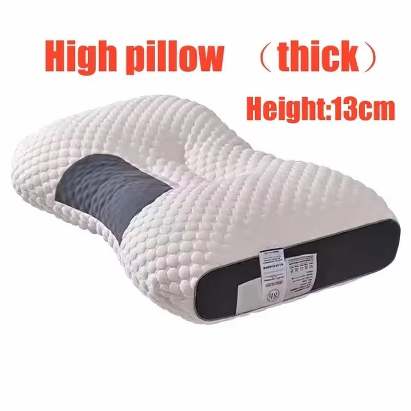 Cervical Orthopedic Neck Pillow Help Sleep and Protect the Pillow Neck Household Soybean Fiber SPA Massage Pillow for Sleeping