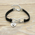 Best Friend Braided Heart Bracelet